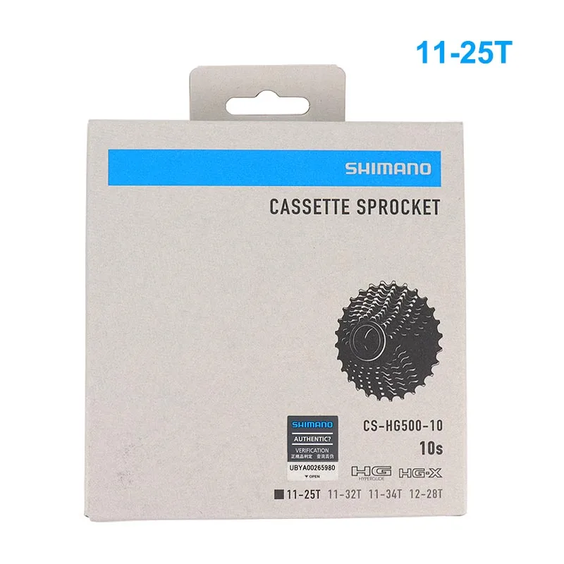 Bicycle Cassette Sprocket Gear Freewheel Shimano CS HG500 10 speed Road For 10s 10v 12-28T 11-25/32T/34T