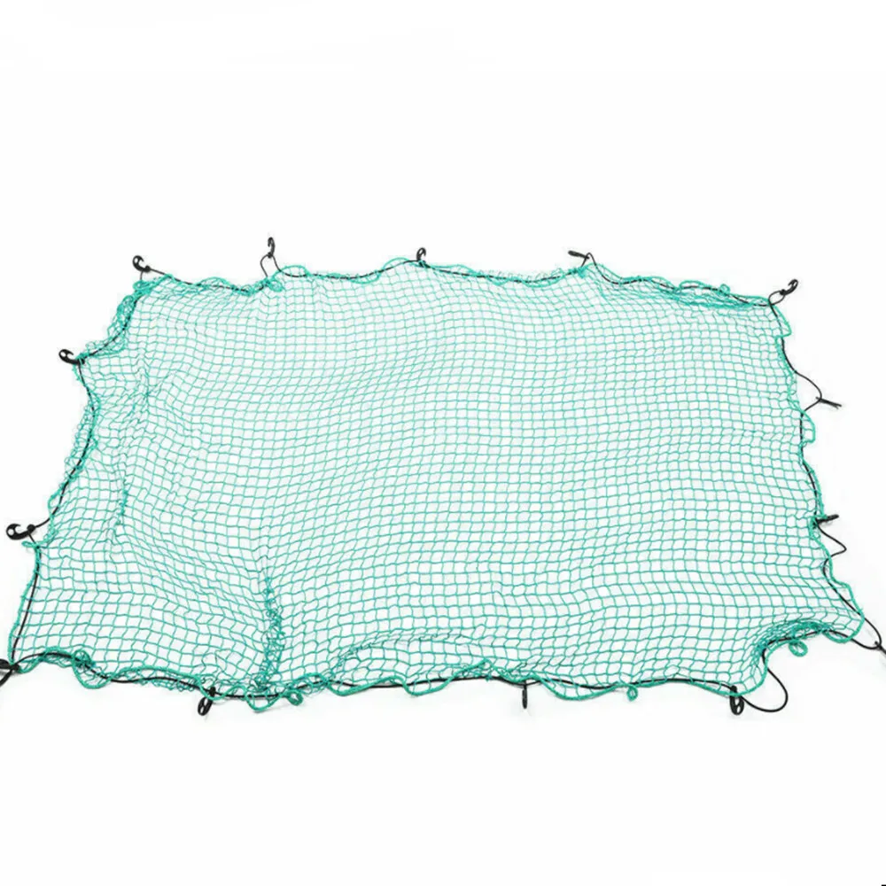 Heavy Duty Cargo net for Truck Trailer mesh Bungee Cord with 15pcs