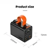 100W Portable Power Bank Large Capacity 60000mAh USB C PD Fast Charging External Battery Powerbank For iPhone 15 Samsung Laptop 4