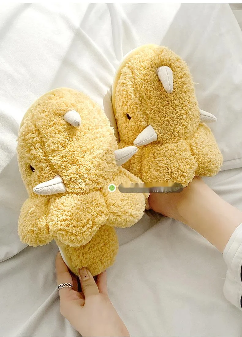 Men's Lady Velvet Closed-Toe Autumn Summer Indoor Outdoor Soft Cushioned Machine Washable Non-Slip Slippers Indoor Shoes_voghion.com