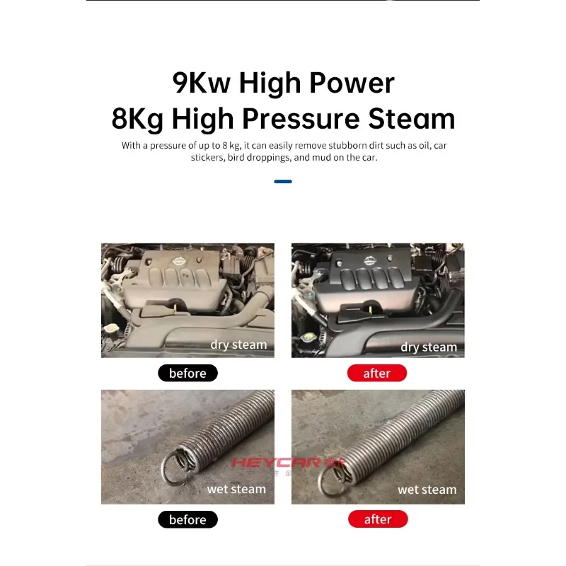 Car Steamer Cleaner Water-saving Eco Friendly Car Wash Machine Efficient Steam Cleaner 6