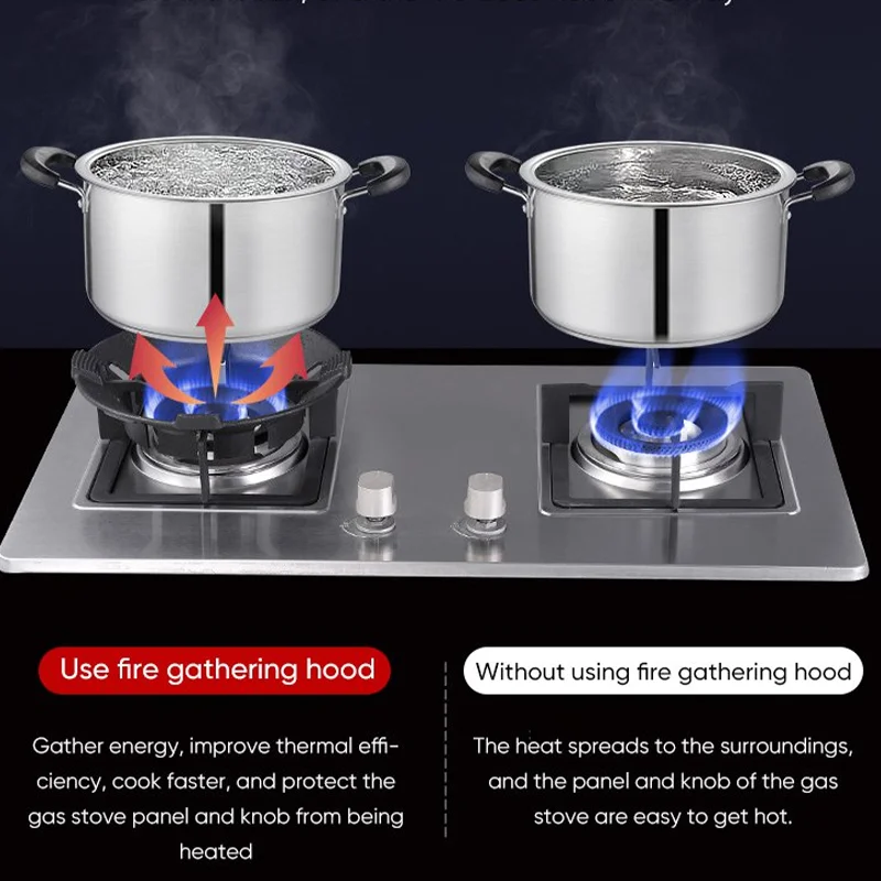 Anello Supporto Wok In Ghisa Per Fornelli A Gas - Stabilizzatore Antiscivolo Per Cucina - Accessorio Barbecue