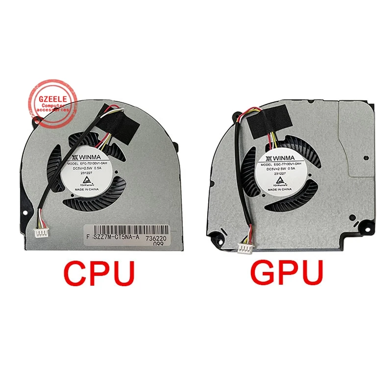 Охлаждающий вентилятор для процессора GPU ноутбука Thor God 911MT 911ME MP 911 PLUS 911ST G7000S