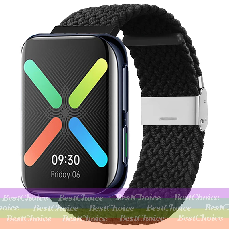 Breathable Braided Nylon Watch Strap - Versatile Replacement Bracelet Accessory