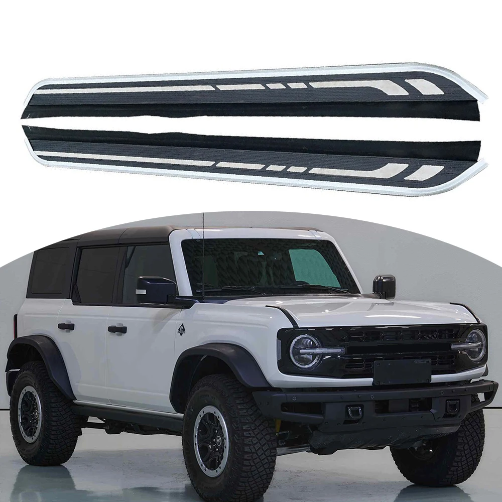 

Подходят для Ford Bronco 4 Door 2021-2023, боковая подножка, педаль Nerf Bar