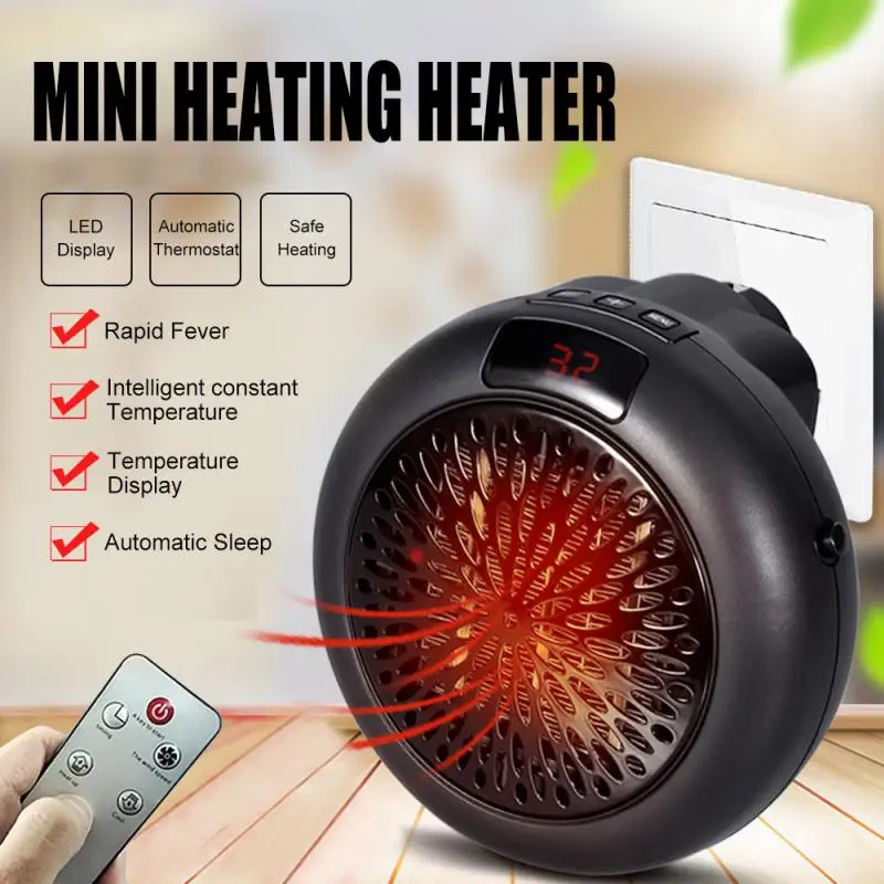 900W Electric Heater Remote Control Constant Temperature Timer Mini Fan  Heater Home Office Room Heater Handheld Air Heater Heate - AliExpress
