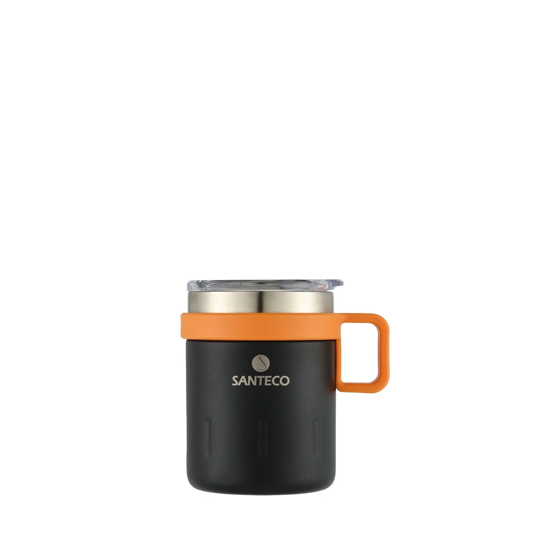 SANTECO Stainless Steel Mug For Camping Coffee Cup With Lid and