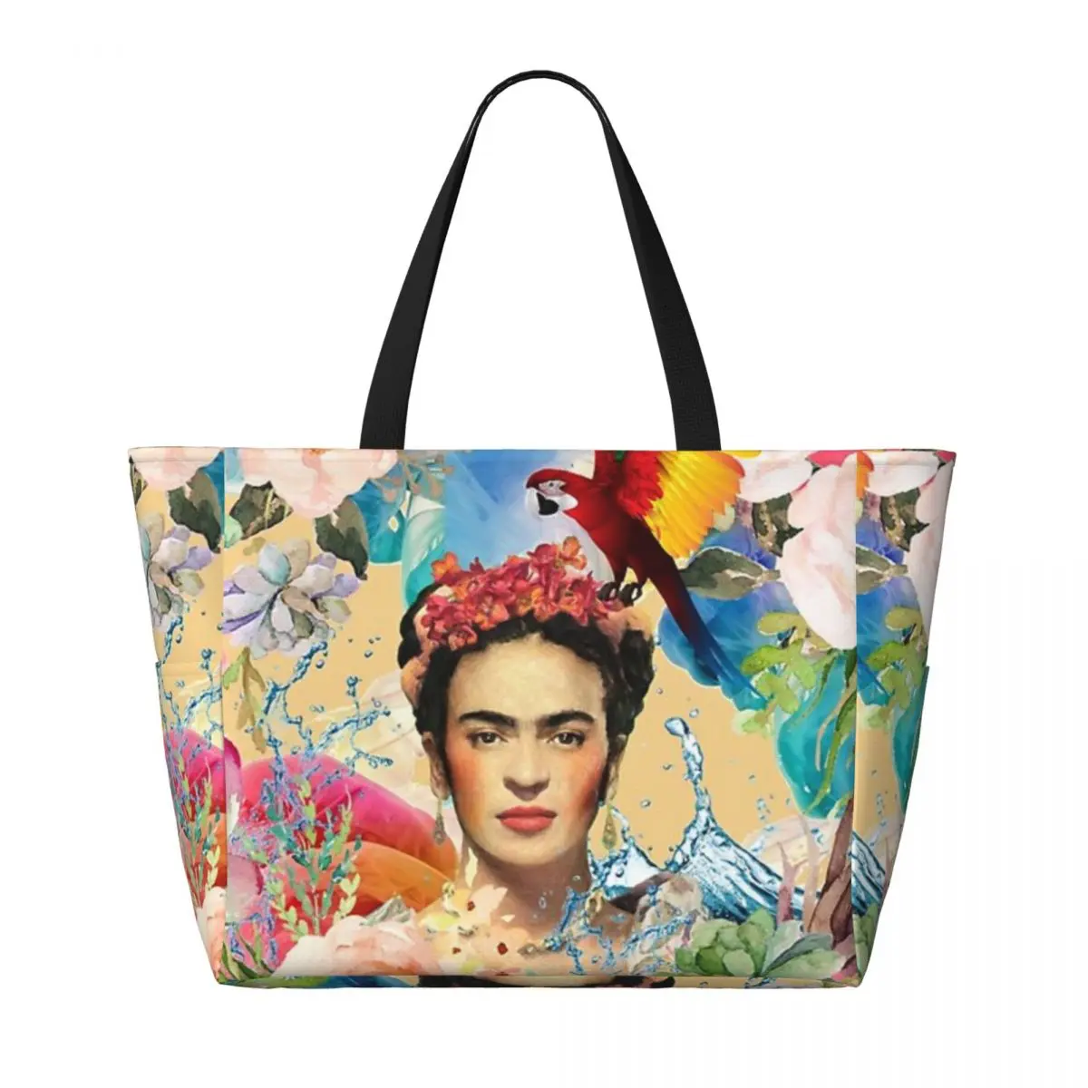 Large travel bag, waterproof beach bag, Like F-Frida Pool, gym tote or camping bag 2