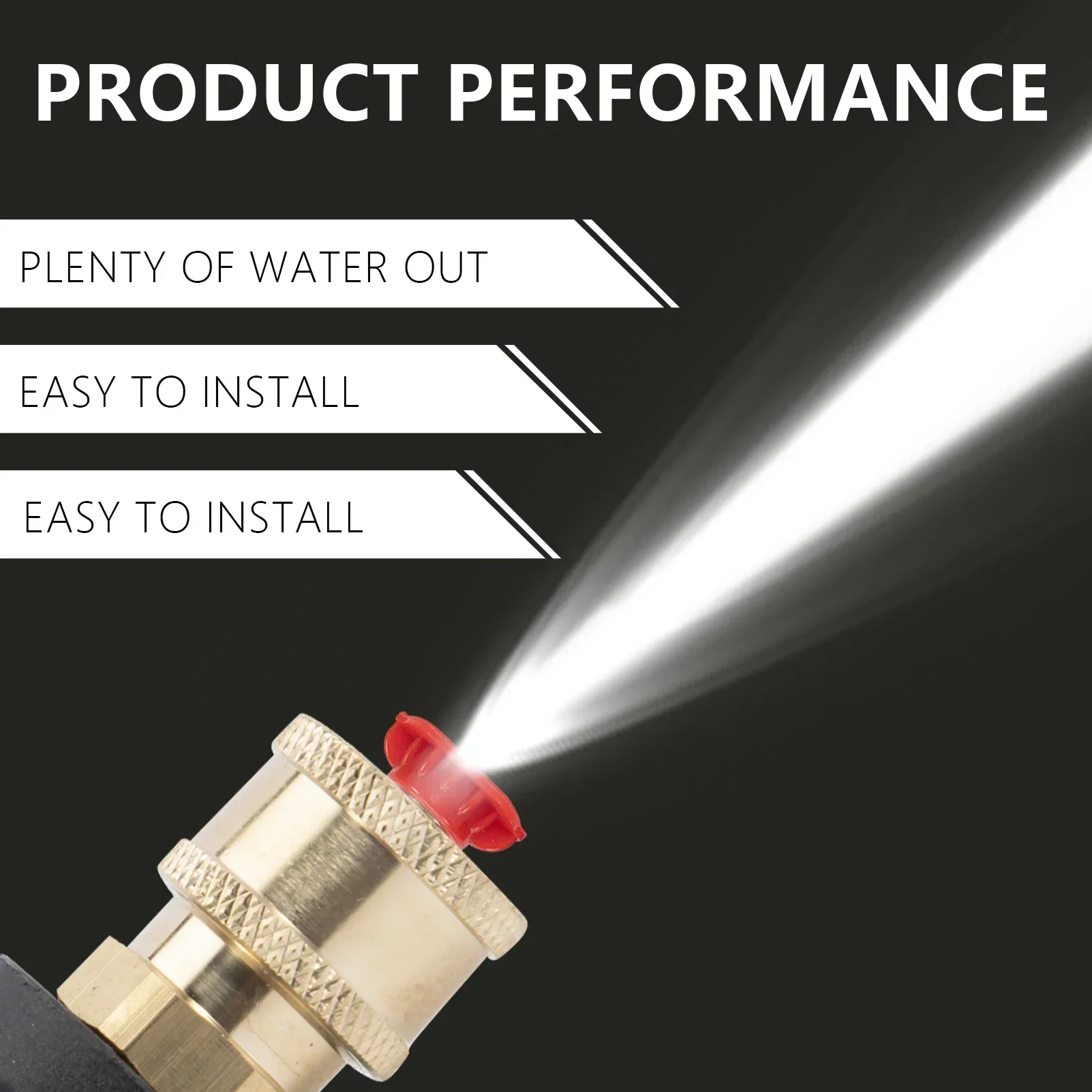 Adattatore Per Pistola Per Idropulitrice + Set Di 5 Punte Per Ugelli Per Karcher K2 K3 K4 K5 K6 K7