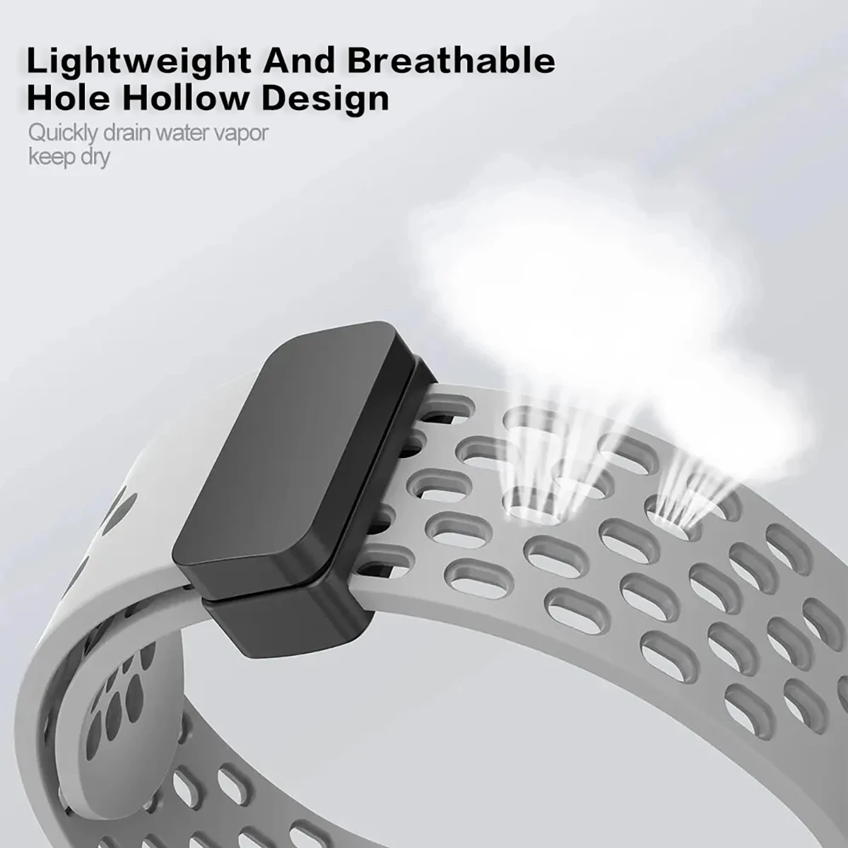 Magnetic Silicone Strap - Soft & Breathable, Available in 20mm/22mm Sizes