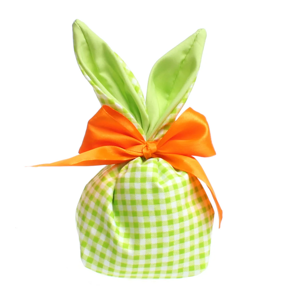 Easter Bunny Bow  Bags Rabbit Ear Cloth Gift Bag Chocolate Candy Bags Creative Cute Wedding Party Easter Decor Favors Box