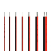 2 PIN Electrical Wire Tinned Copper PVC Insulated Red Black Cable For Single Color LED Strip Light Extension Wire 18/26/28 AWG