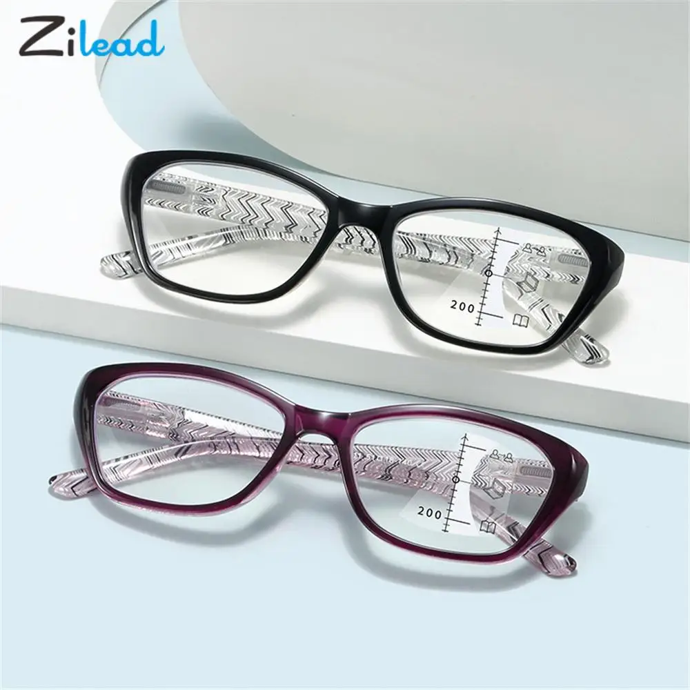 

Zilead Intelligent Zoom Reading Glasses Women Men Anti Blue Light Far And Near Multifocal Progressive Hyperopia Eyeglasses 0+1+4