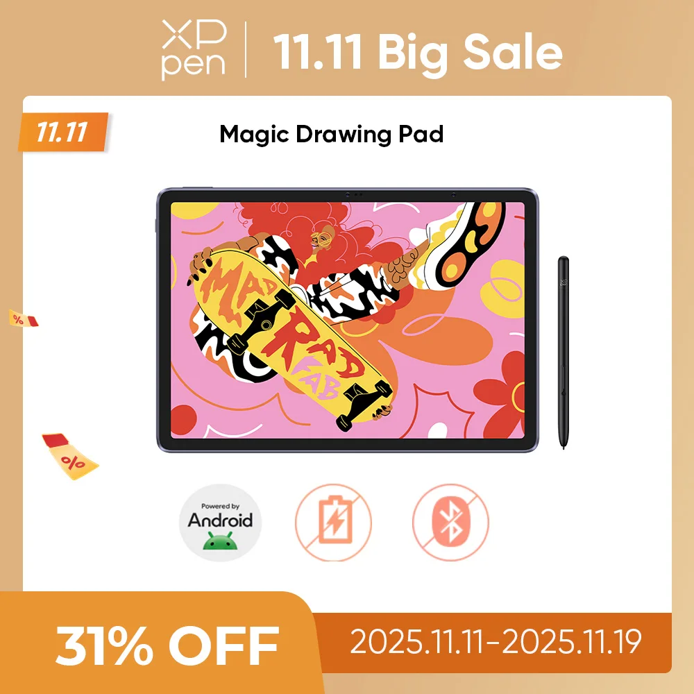 XPPen Magic Drawing Pad 12.2 inch Tablet Android 8GB/256GB 8000mAh