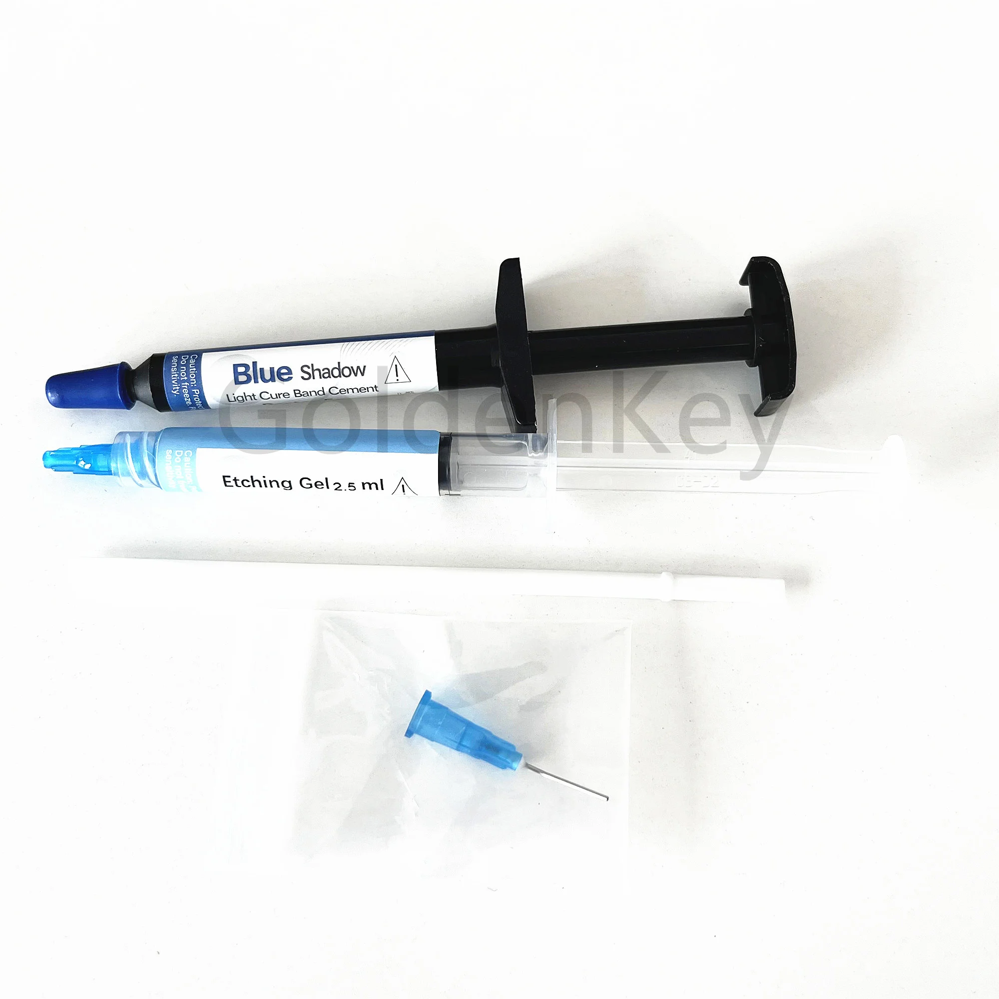 

Dental Blue Glue Orthodontic Adhesive Light Cure Band Cement Shade Blue Glue Kit