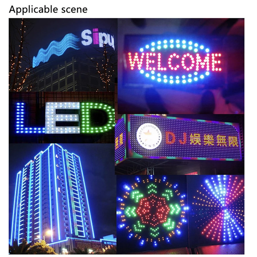 300PCS 12V DMX512 LED 모듈 30mm 3LED 픽셀 라이트 Smd 3535 5050 DJ Dmx Rgb 풀 컬러 엔터테인먼트 포인트 램프