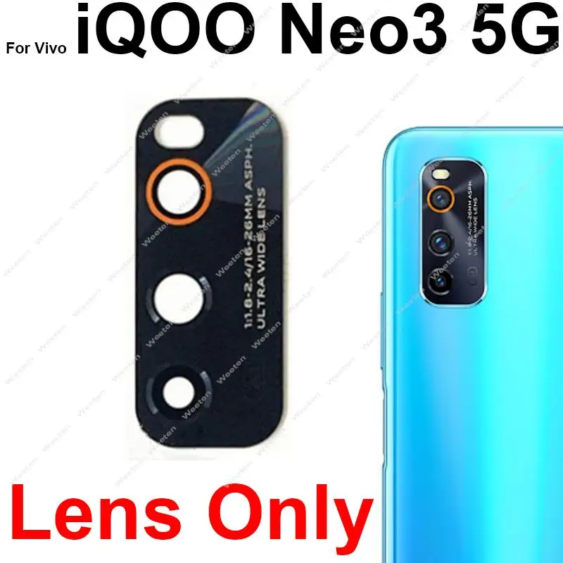 Rear Camera Lens Glass For iQOO Neo 3 Neo 5 Lite Neo 6 6Se Z1 Z1X