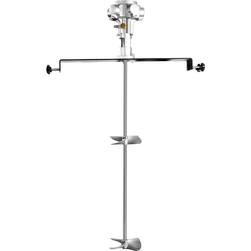 

Explosion-Proof Horizontal Mixer 50-Gallon Pneumatic Mixer Horizontal Plate Step Paint Tank Barrel Aluminum Alloy