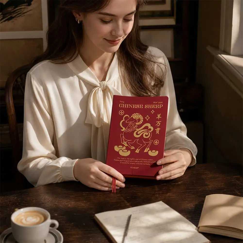 Limited Edition Kinbor Year of the Goat Planner - Premium Dated Weekly & Monthly Journal Notebook