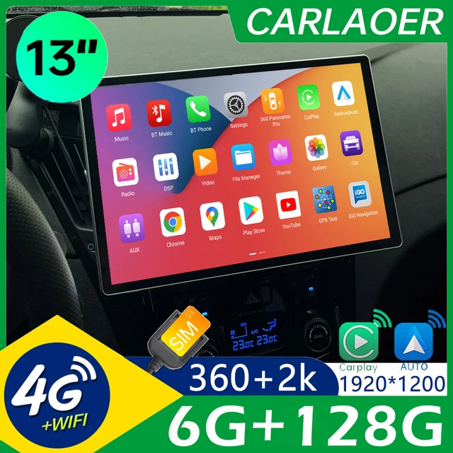 7 Android 10 Radio Estereo De Pantalla Para Coche Carro Doble Din Bluetooth  GPS