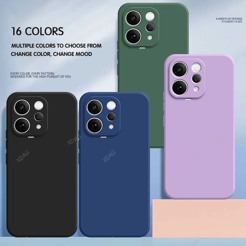 Enhanced Liquid Silicone Shockproof Phone Case with Camera Protection