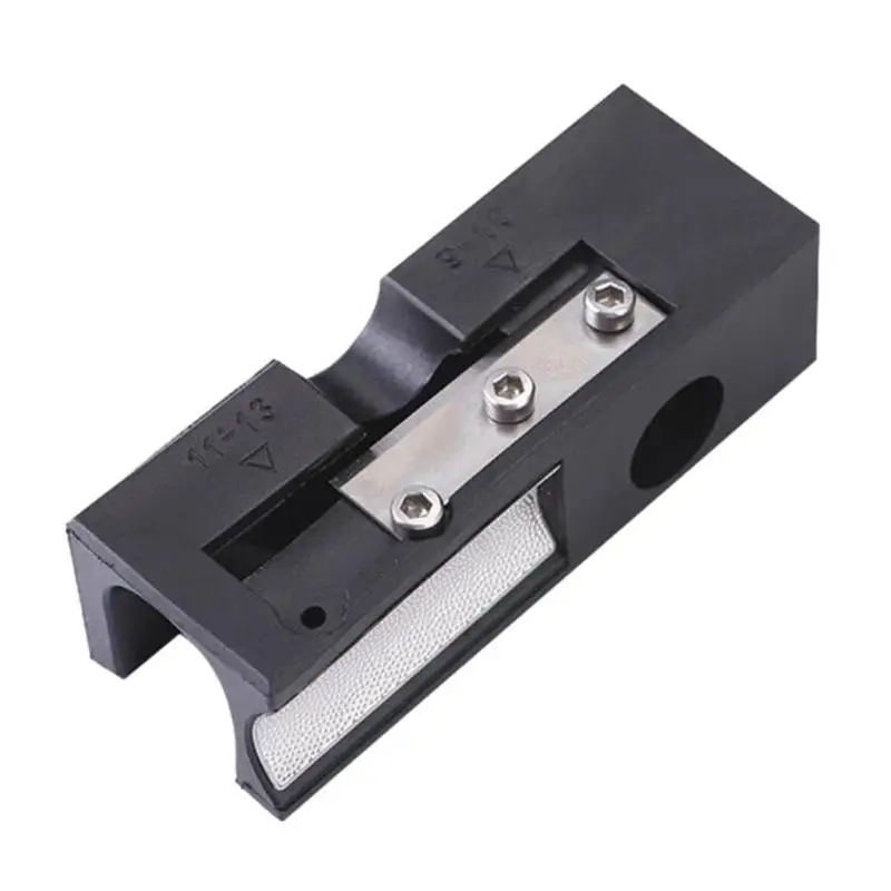 

Бильярдный кий, брикет, многофункциональный простой очиститель, инструмент 9 в 1 для ремонта наконечников, черный прочный брикет, аксессуары для бильярда