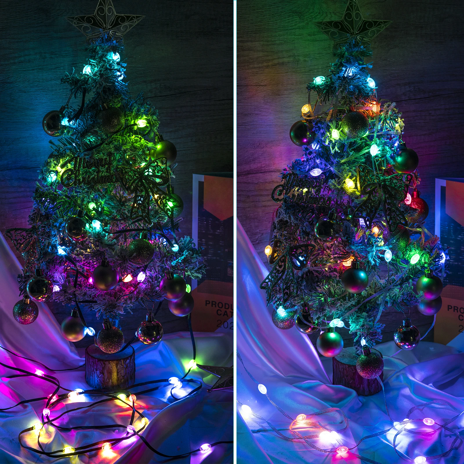 LED String Lights Dreamcolor USB LED String Light BT Music APP WS2812B Garland Fairy Lights for Christmas Birthday Party Decoration Waterproof