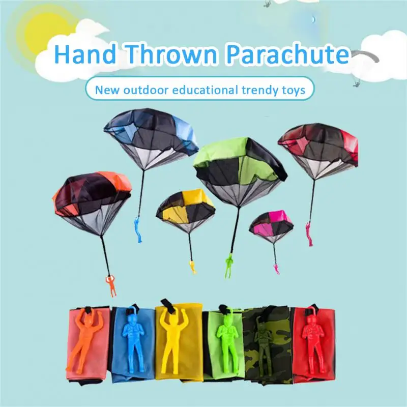 Juguetes De Paracaídas – Set De 4 Piezas Con Soldados Y Paracaídas De Tela, Colores Surtidos (amarillo, Azul, Naranja, Verde). Ideal Para Juegos Al Aire Libre Y Regalos Infantiles