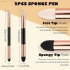 9pcs Artist Blending Stump Set with Sandpaper Sharpener - Soft Tortillions for Drawing, Shading, Highlight Correction, Sketching 2