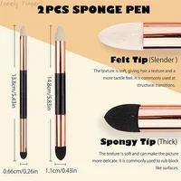 9pcs Artist Blending Stump Set with Sandpaper Sharpener - Soft Tortillions for Drawing, Shading, Highlight Correction, Sketching 2