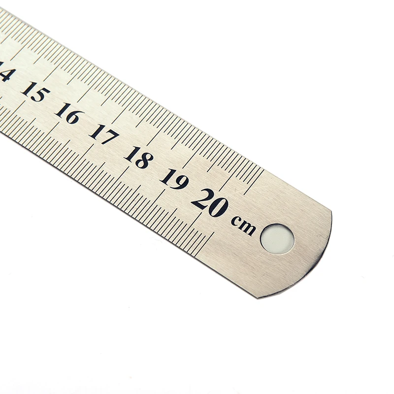 Righello Realistico Del Metallo Strumento Di Misura, 12 Pollici E 30