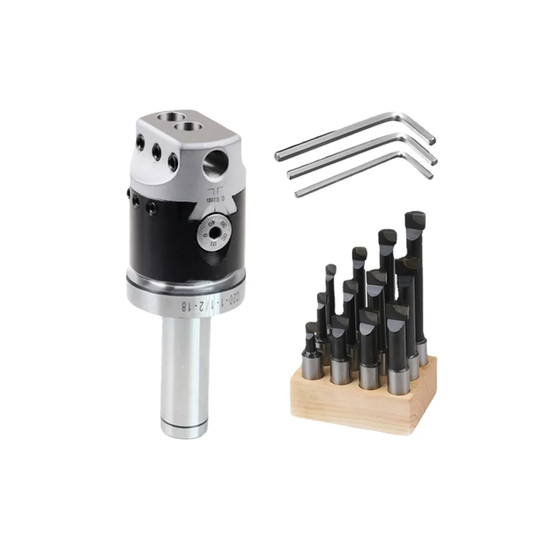 

SENO F1 2/3/4 Inch 50/75/100mm F1 Type Boring Head 12/18/25mm Lathe Boring Bar Milling Holder for Milling Machine Tools Wrenche