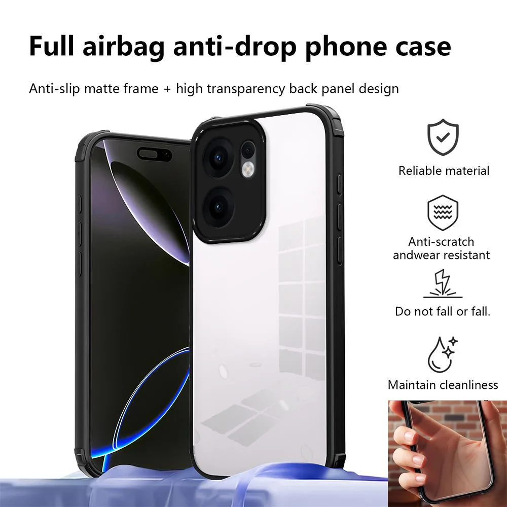 Anti-Drop Shockproof Hard Acrylic Back Phone Case