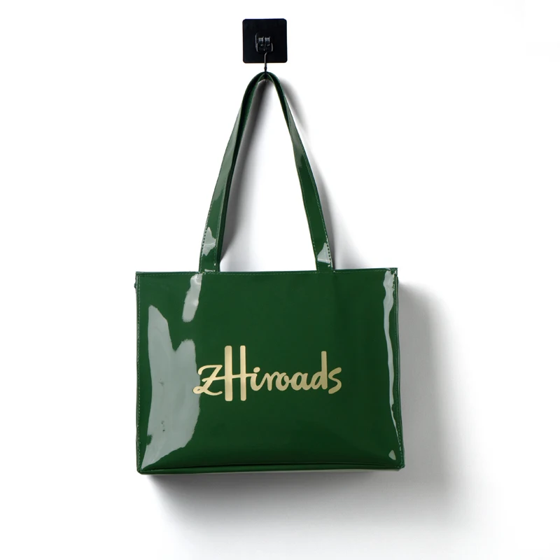 Eco-Friendly Fashionable Waterproof Tote Handbag - Reusable Jelly Shoulder Shopper Bag