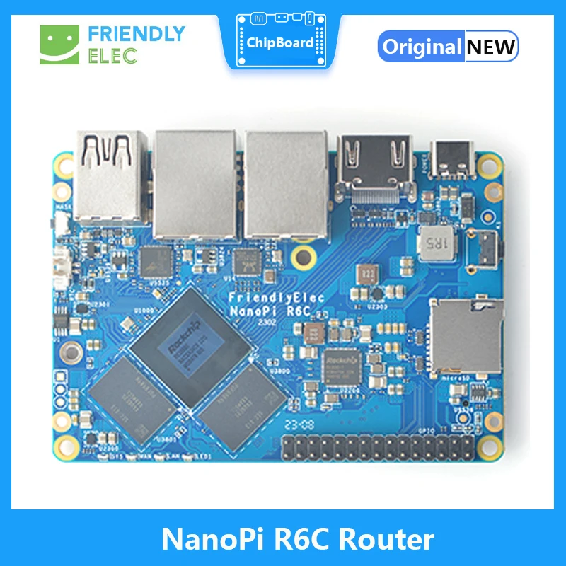 NanoPi R6C , 4GB, 8GB RAM, 32GB eMMC Ĩ, RK3588S, A76, A55,  2.5G ̴, HDMI2, , Openwrt, ,  