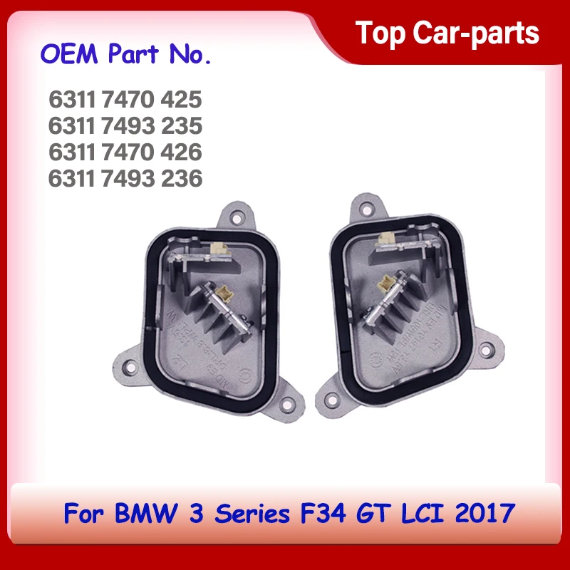 

New Car LED Headlight 63117470425 63117470426 DRL Daytime Running Light Module Control Unit For BMW 3 Series F34 GT LCI 2017