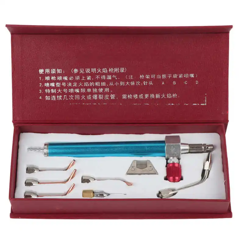 Oxygen Torch Jewelry Torch Gun Welding Soldering Gun with Tips