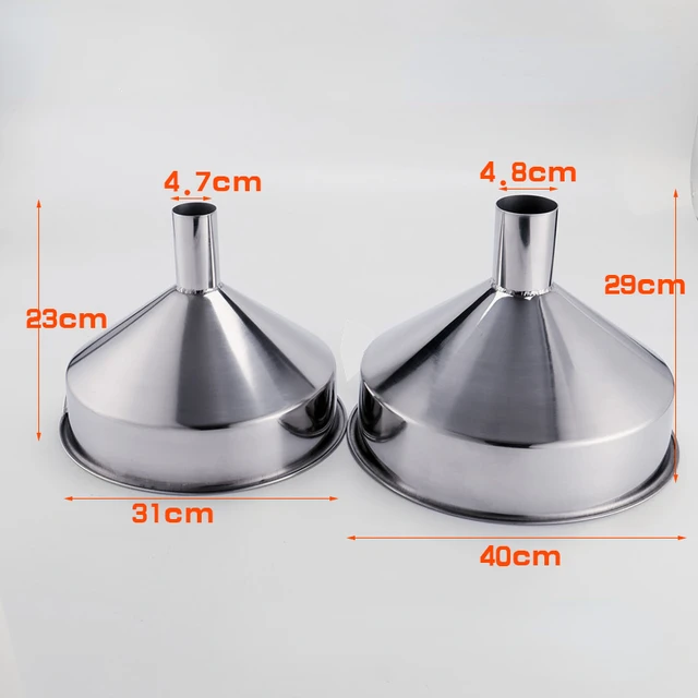 Entonnoir inox 12 mm pour poussoir Tre Spade - Tom Press