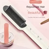 Hair Straightening Brush, Flat Iron for Home Use, Curling Wand, NonIonic, LongLasting Style, Salon Quality Straightener 2
