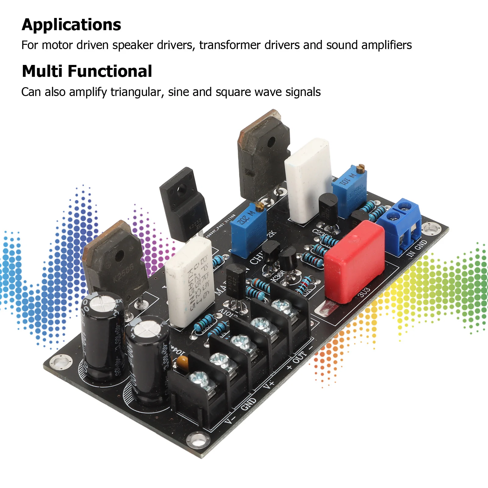 Power Amplifier Board 30W High Gain Audiophile Level FET Amplifier Module For Speaker Transformer Driver Power Amplifier Module