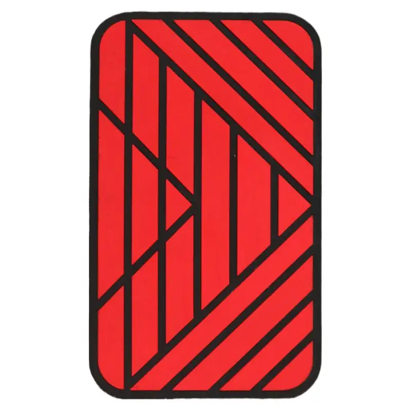 Car Main Driver Heel Pad Auto Brake Foot Pedal Floor Mat Anti-slip Wear-resistant PVC Footrest Plate Heel Pad For Car Driving