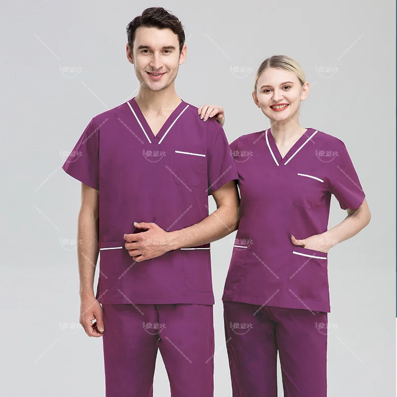 

Unisex Scrubs Surgical Suit Nursing Uniform Medical Clothes Woman Workwear Novelty Special Use Doctor Coveralls Hospital Costume