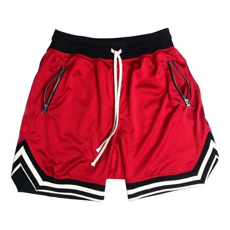 Men's Sports Basketball Shorts Mesh Quick Dry Fitness Joggers Casual Breathable Male Sportswear Summer Gym Shorts Men Pants 5