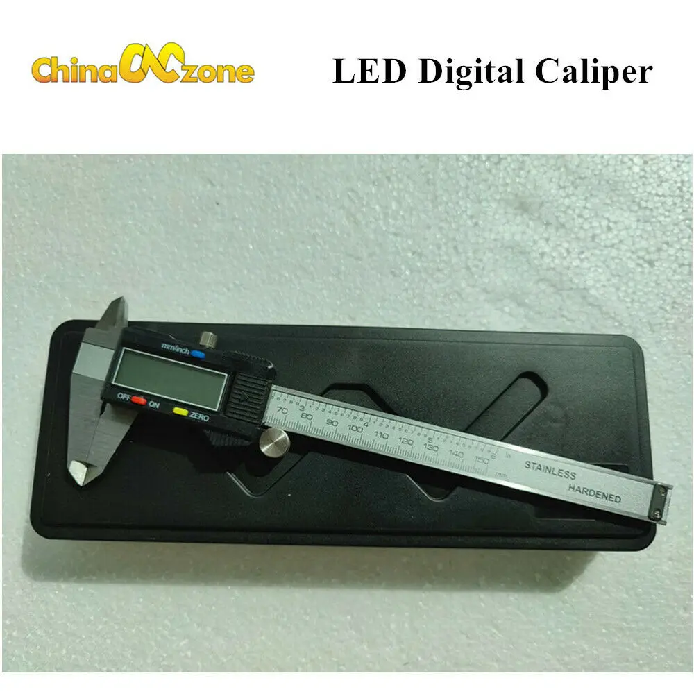 Nuovo Led Calibro Digitale A Corsoio 6 "150Mm Cnc Micrometro Elettronico Righello Misuratore Misuratore Righello Digitale Strumento Di Misurazione
