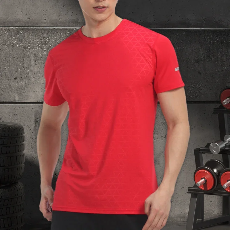 남성용 스포츠 셔츠, 드라이 핏 운동 요가 상의, 통기성 반팔 언더셔츠, 골프웨어 상의, 체육관용 맨투맨