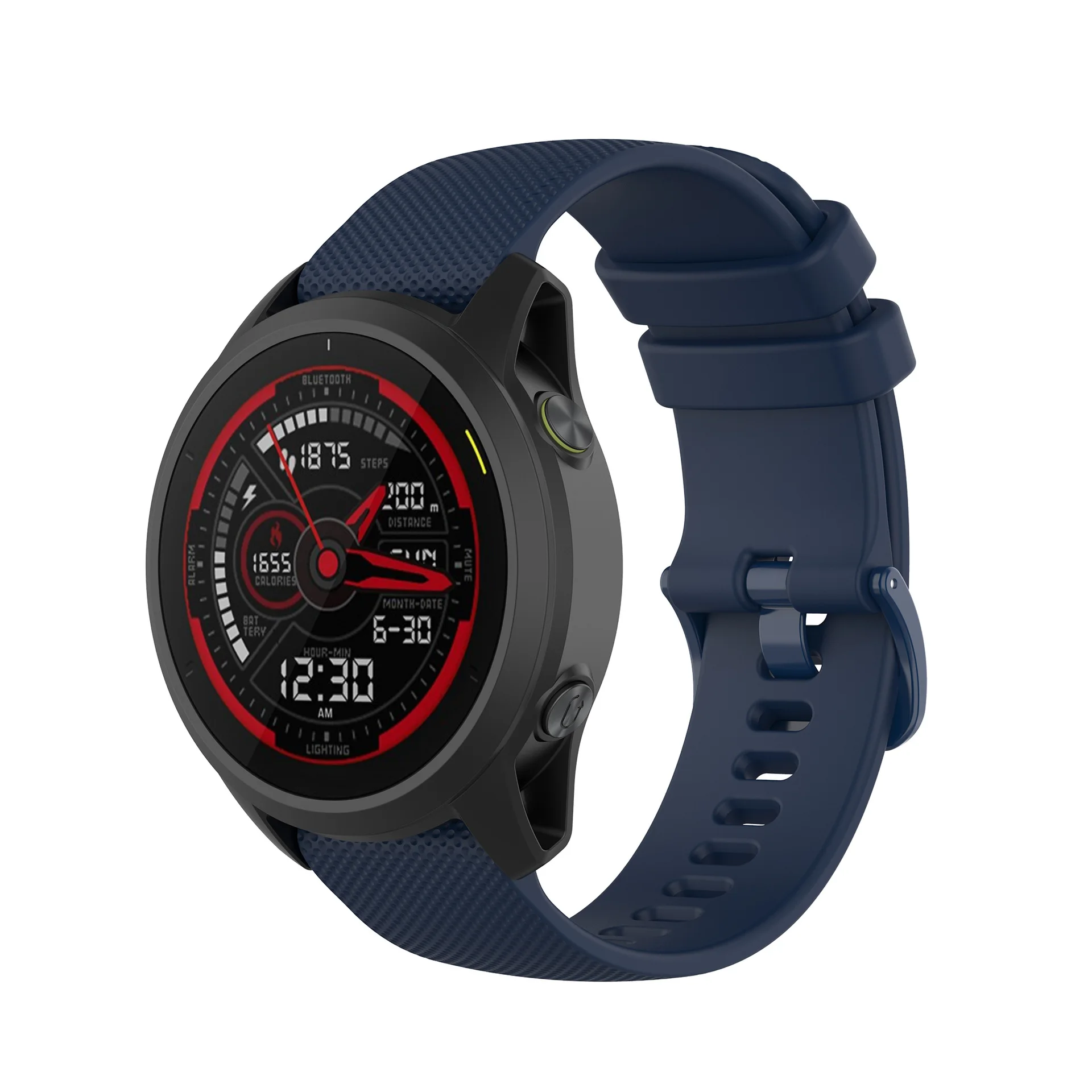 Enhanced Silicone Breathable Wristband Strap - Official 22mm/20mm