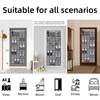 24 Pockets Over the Door Shoe Organizer Large Mesh Pockets With 4 Hooks Transparent Fabric Shoe Rack Storage Bag For Bedroom 4