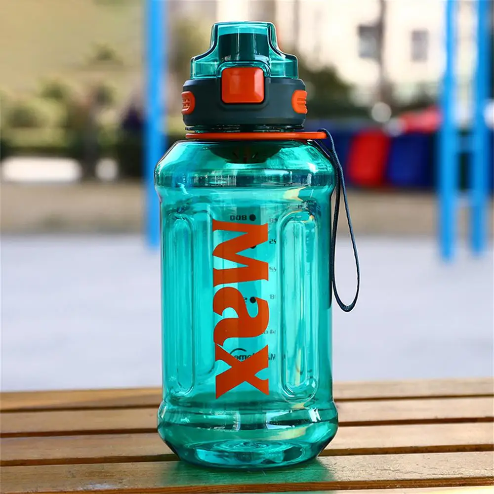 

Large Capacity Sport Water Bottle With Rope Leak-proof Shaker Bottle Gym Fitness Outdoor Travel Drinking Plastic Bottle BPA Free