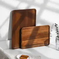 Black Walnut Wood Cutting Board Creative Whole Tray Fruit Chopping Cutting Board Wood Chopping Blocks For Kitchen 2