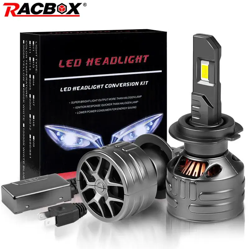 H7 LED Bulbs 150W Pair H4 H11 H1 CANBUS Car Headlights Fog Lights Auto  Headlamp 50000LM HB2 9002 Hi/Lo Beam Lamp 6000K White 12V